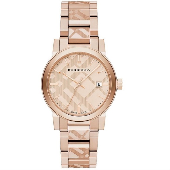Burberry Rose Gold Stainless Steel Watch BU9039 main image 8